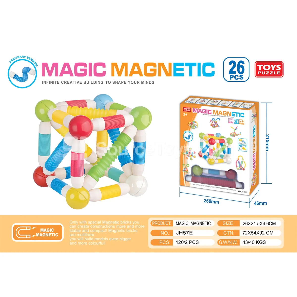Retractable Magnetic Stick (26pcs)