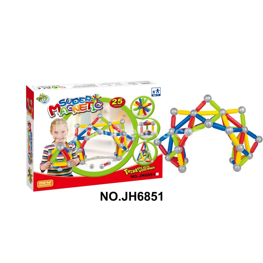 Magnetic Building Blocks Box Set (25pcs) Magnetic Building Blocks Box Set (25pcs)