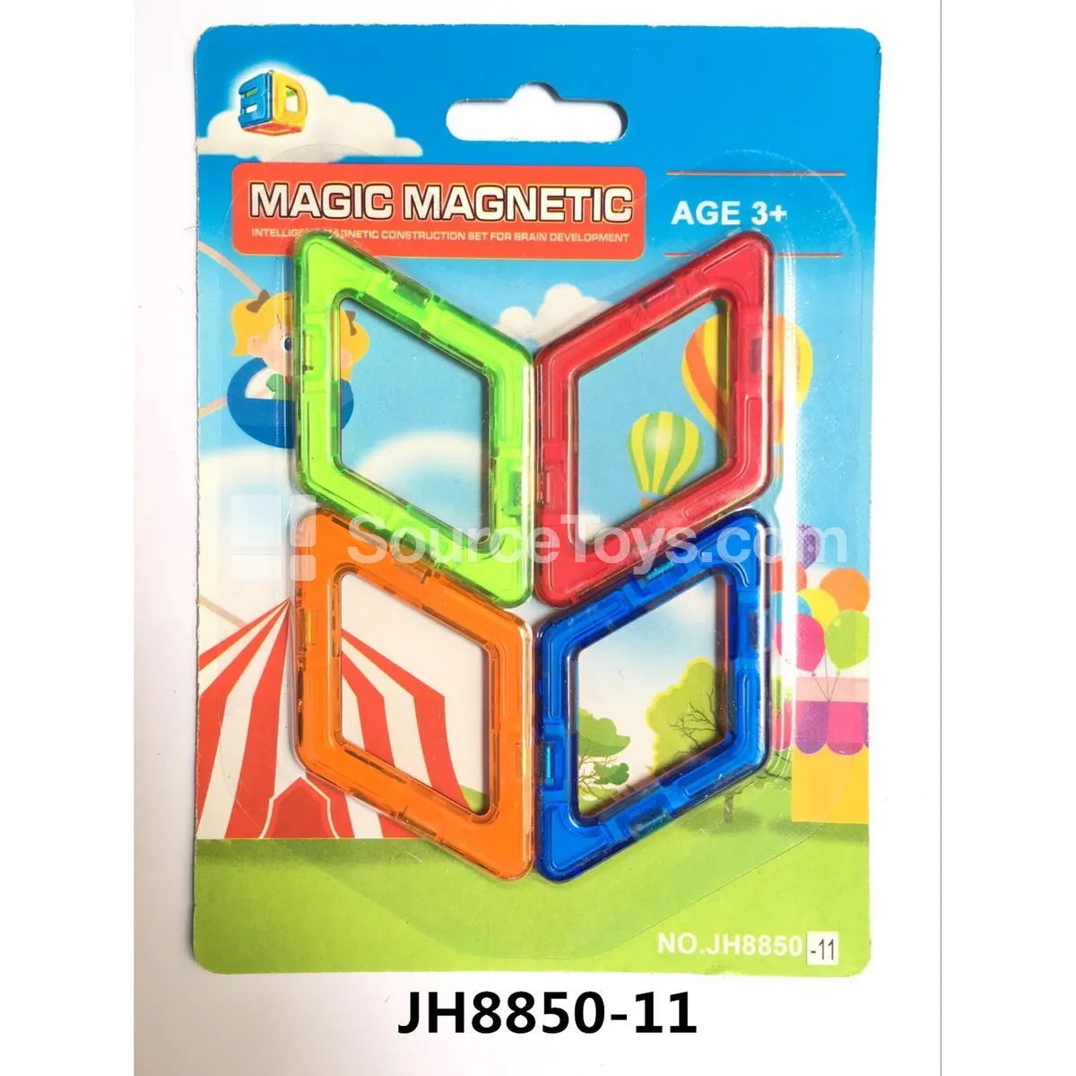 Magnetic Building Tiles Set (4pcs) Magnetic Building Tiles Set (4pcs)