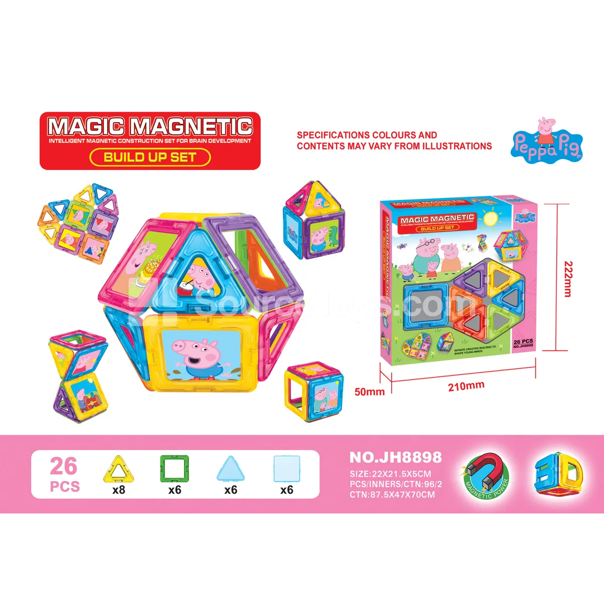 Magnetic Building Blocks (26PCS) Magnetic Building Blocks (26PCS)
