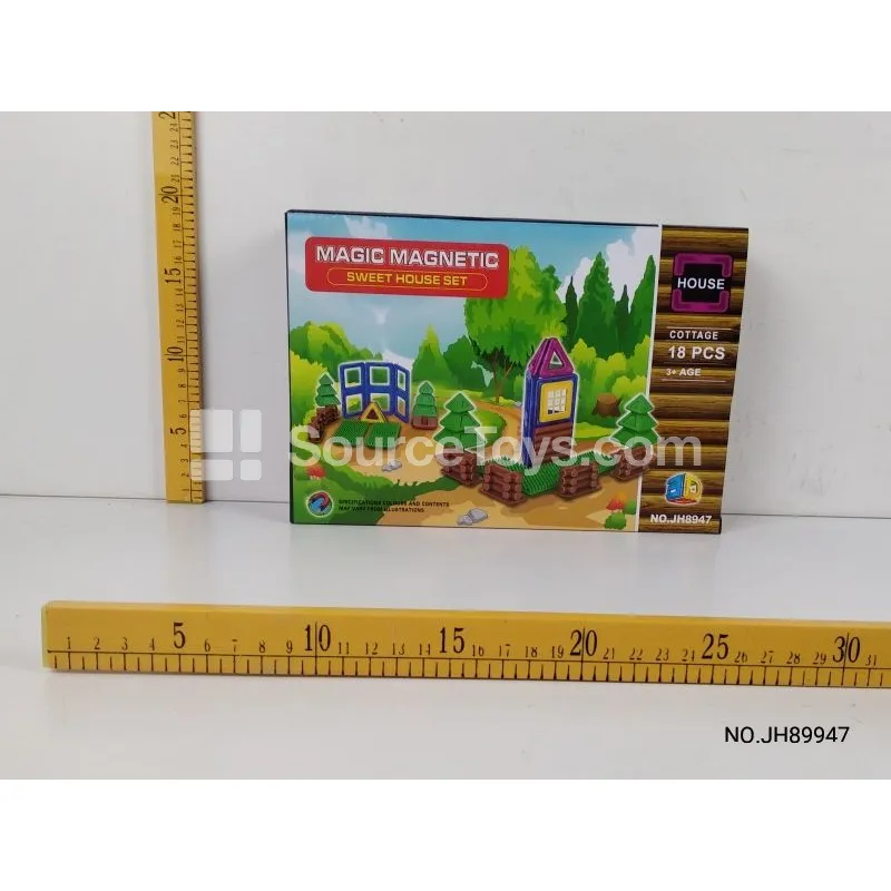 Magnetic Building Blocks 18-Piece Set Magnetic Building Blocks 18-Piece Set