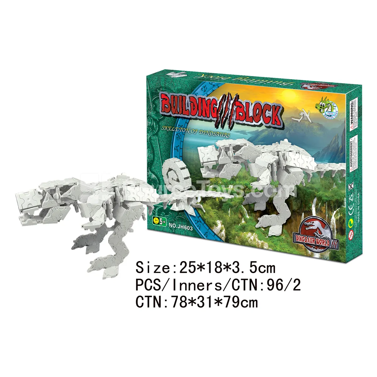 DIY 3D Dinosaur Building Blocks (246 PCS) DIY 3D Dinosaur Building Blocks (246 PCS)