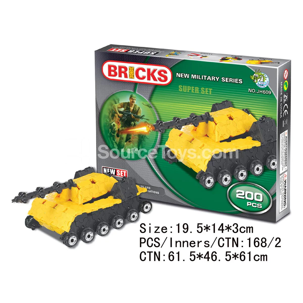 Tank Assembly Building Blocks 200 PCS Tank Assembly Building Blocks 200 PCS