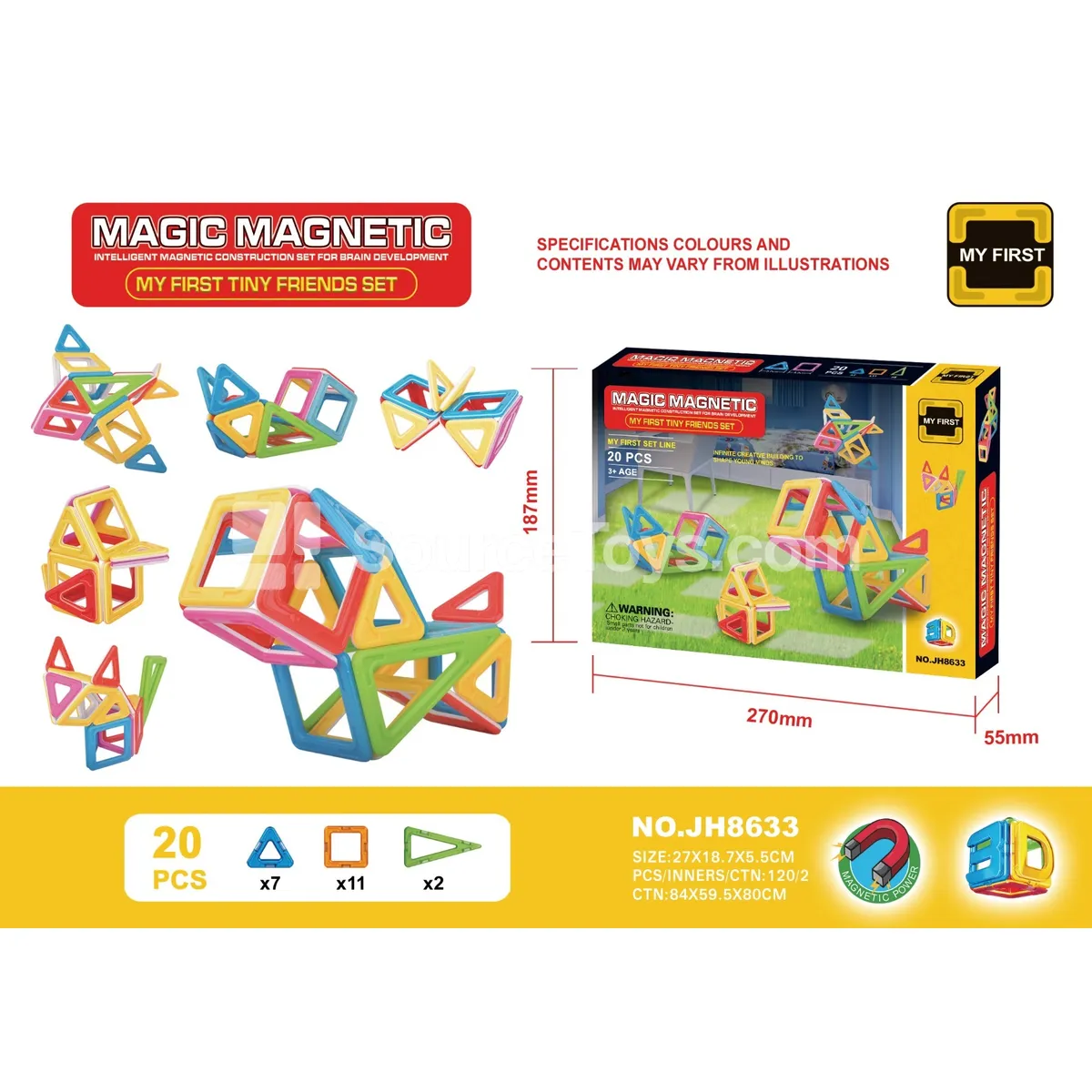 Magnetic Building Tiles (20pcs)