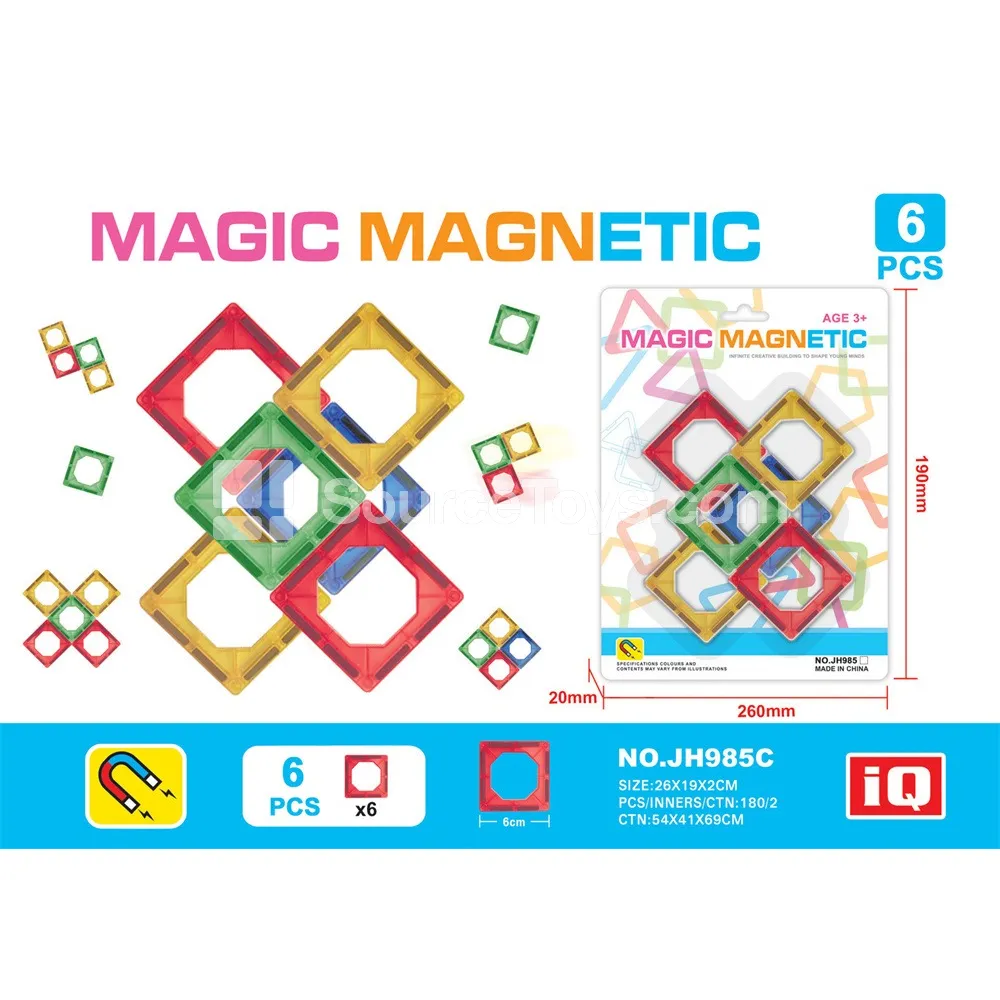 Magnetic Building Tiles (6pcs) Magnetic Building Tiles (6pcs)