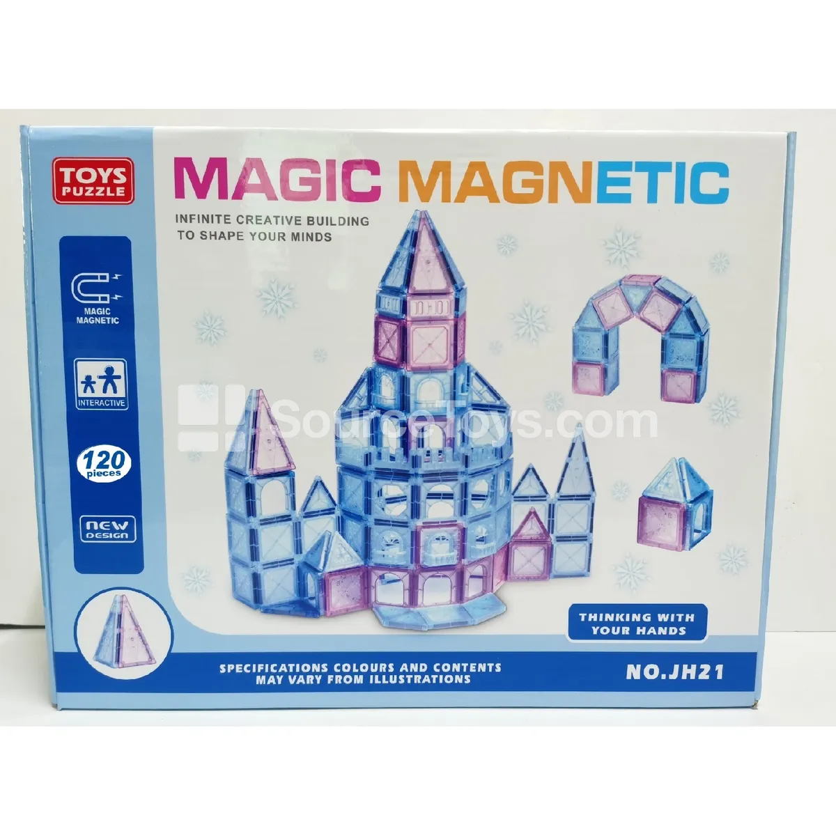 Magnetic Building Tiles Set (120pcs) Magnetic Building Tiles Set (120pcs)
