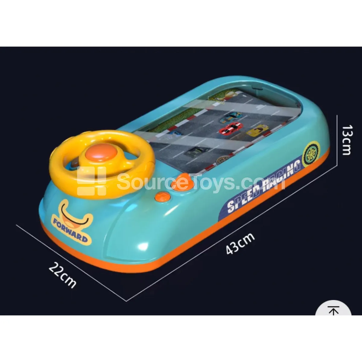 Electric Steering Wheel Racing Adventure Game Console