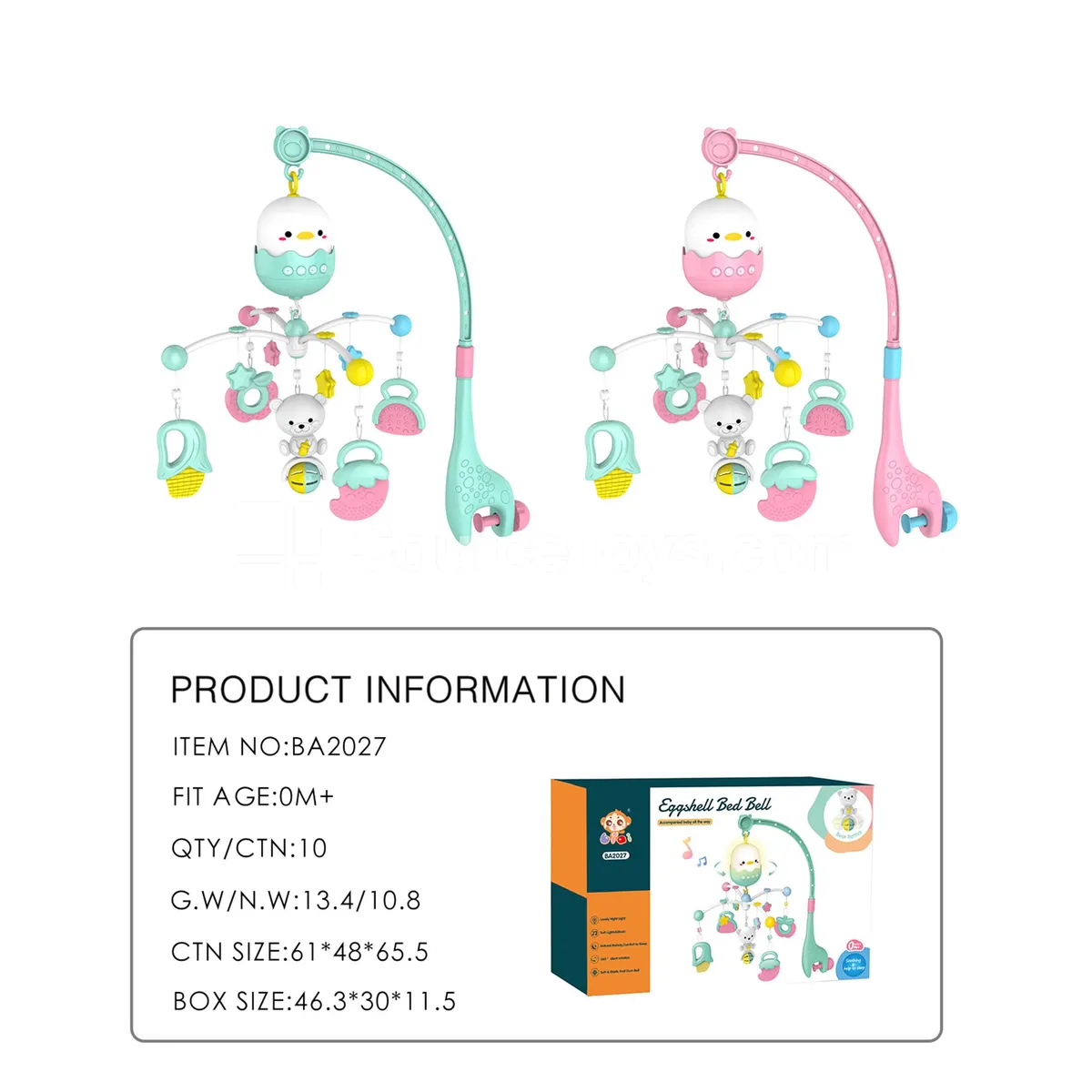 Eggshell Crib Mobile (Fruit Plush) Eggshell Crib Mobile (Fruit Plush)