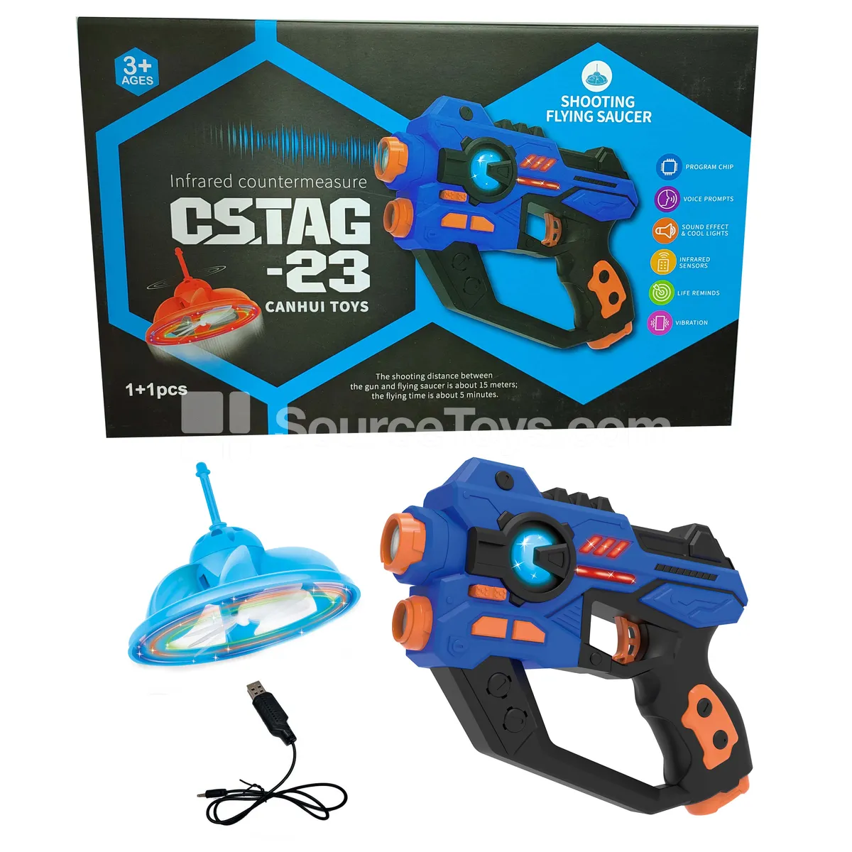Infrared Battle Gun with Flying Disc Infrared Battle Gun with Flying Disc