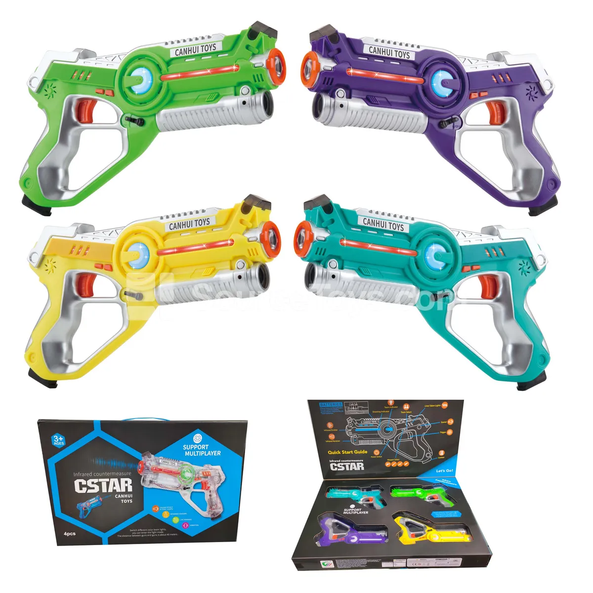 Infrared Battle Gun Set of 4 Infrared Battle Gun Set of 4