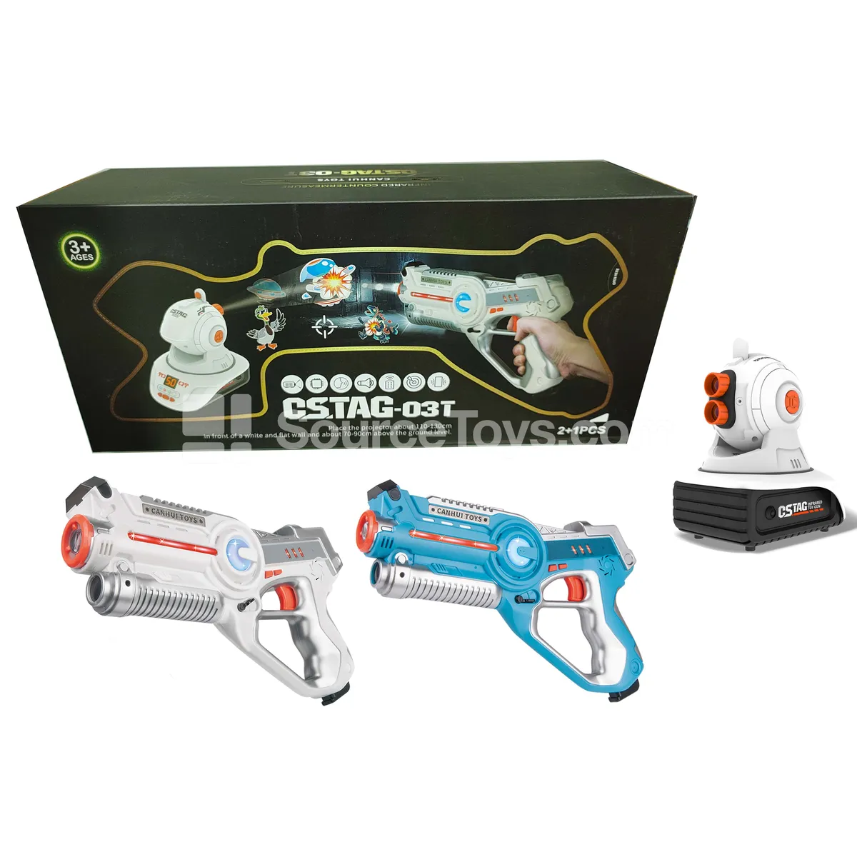 Infrared Battle Gun 2-Pack with Projector & 3 Cards Infrared Battle Gun 2-Pack with Projector & 3 Cards