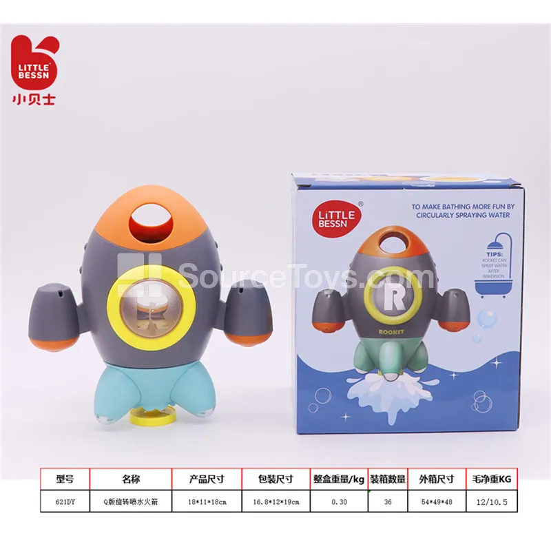 Rotating Water Rocket Toy