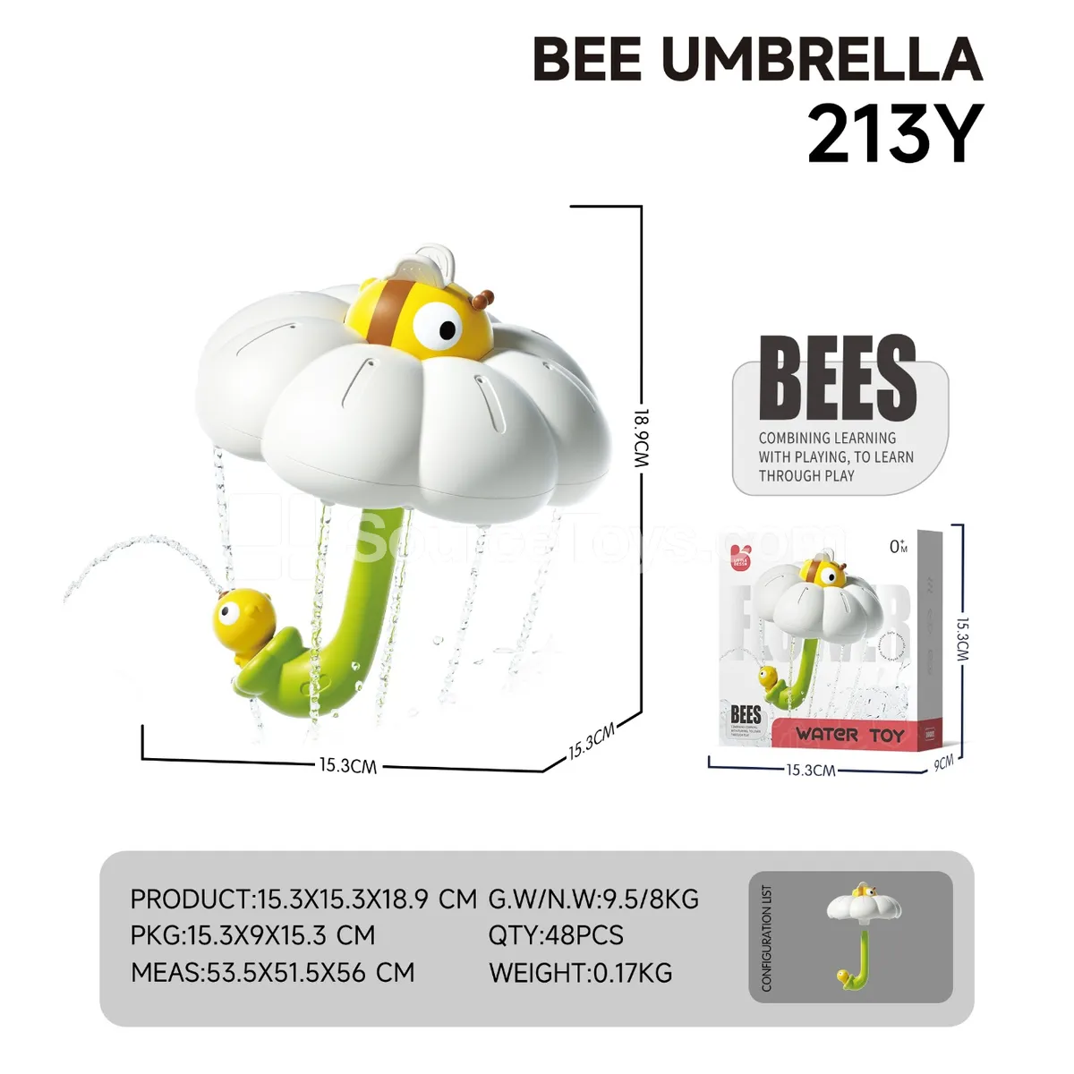 Flower Umbrella Bath Toy Flower Umbrella Bath Toy