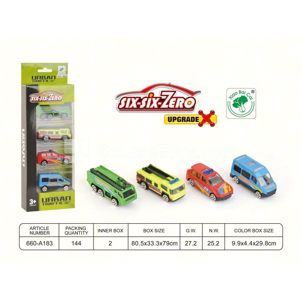 City Alloy Car Set (4-Pack) City Alloy Car Set (4-Pack)