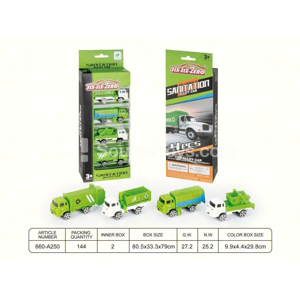 Eco-Friendly Alloy Car Set (4 pcs) Eco-Friendly Alloy Car Set (4 pcs)