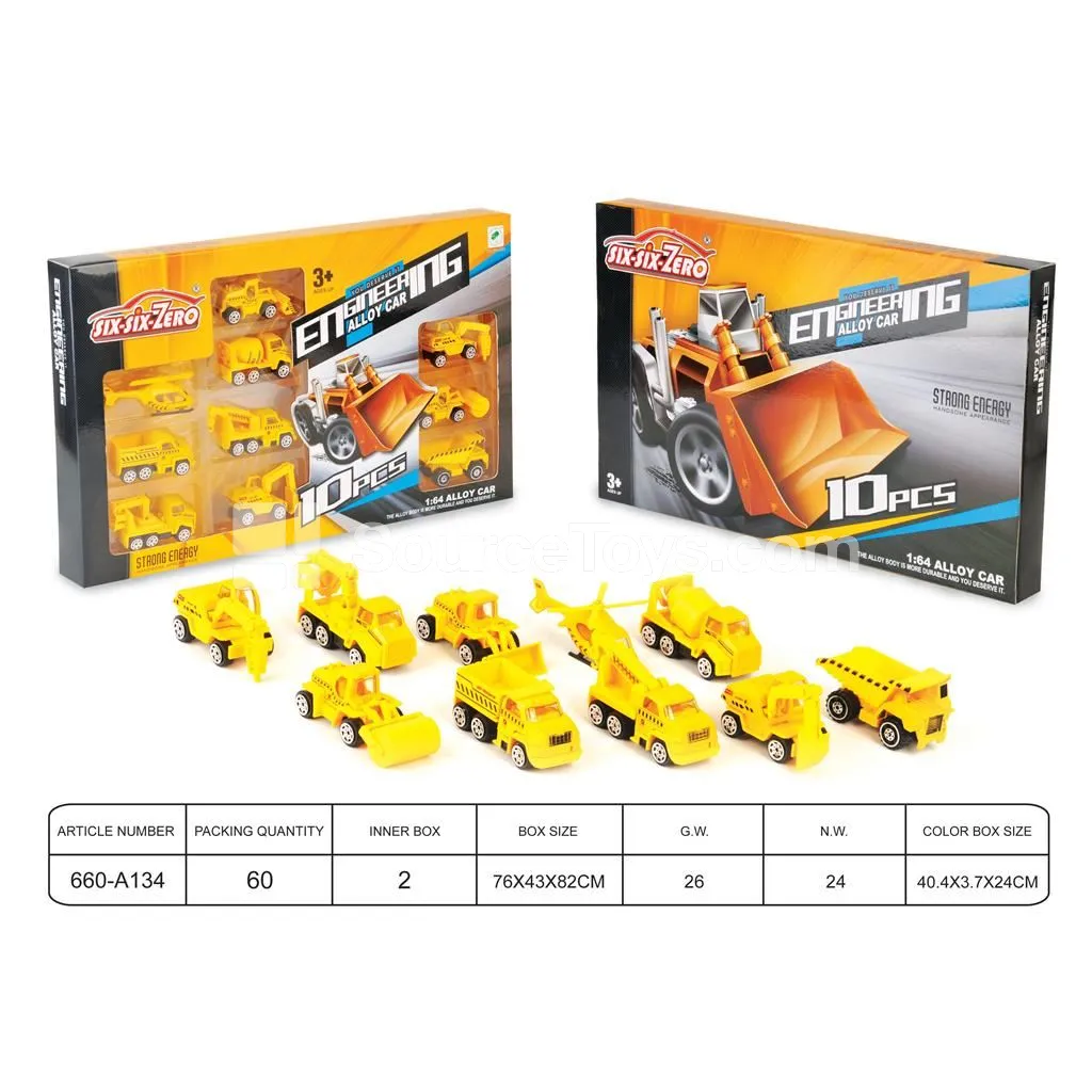 Construction Alloy Car Set (10 pcs) Construction Alloy Car Set (10 pcs)