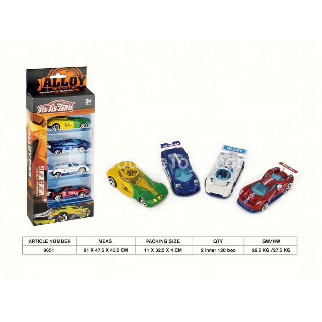Racing Cars (4-Pack)