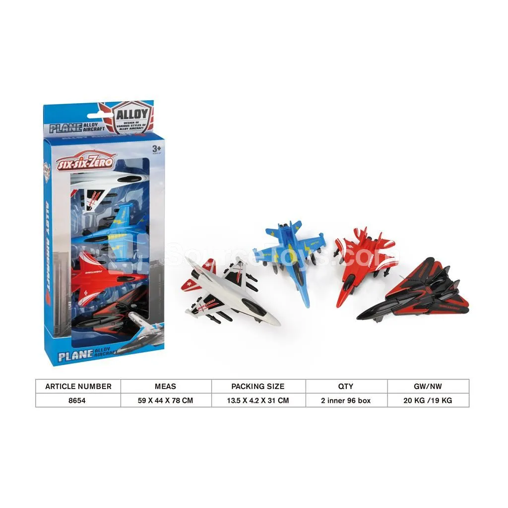 Pullback Battle Airplane (4-Pack) Pullback Battle Airplane (4-Pack)