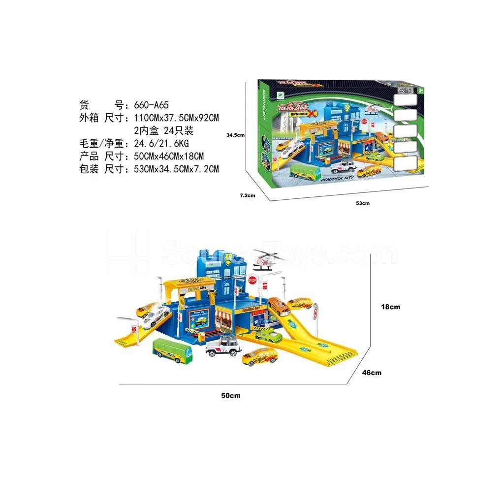 Alloy City Parking Lot Set Alloy City Parking Lot Set