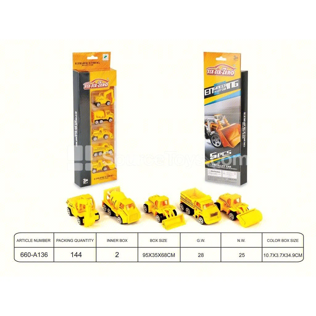 Alloy Engineering Vehicle Set (5 pcs) Alloy Engineering Vehicle Set (5 pcs)