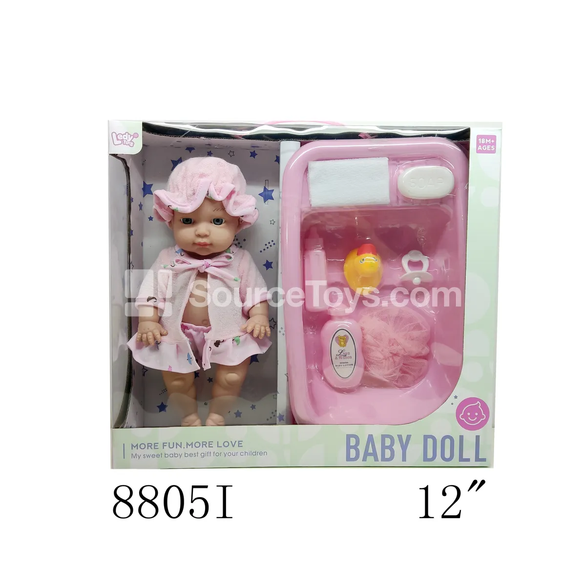 12-inch Vinyl Doll with Accessories
