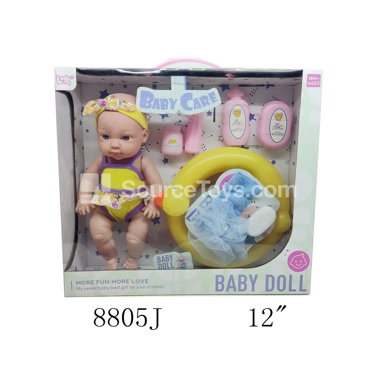 12-Inch Vinyl Fashion Doll with Accessories