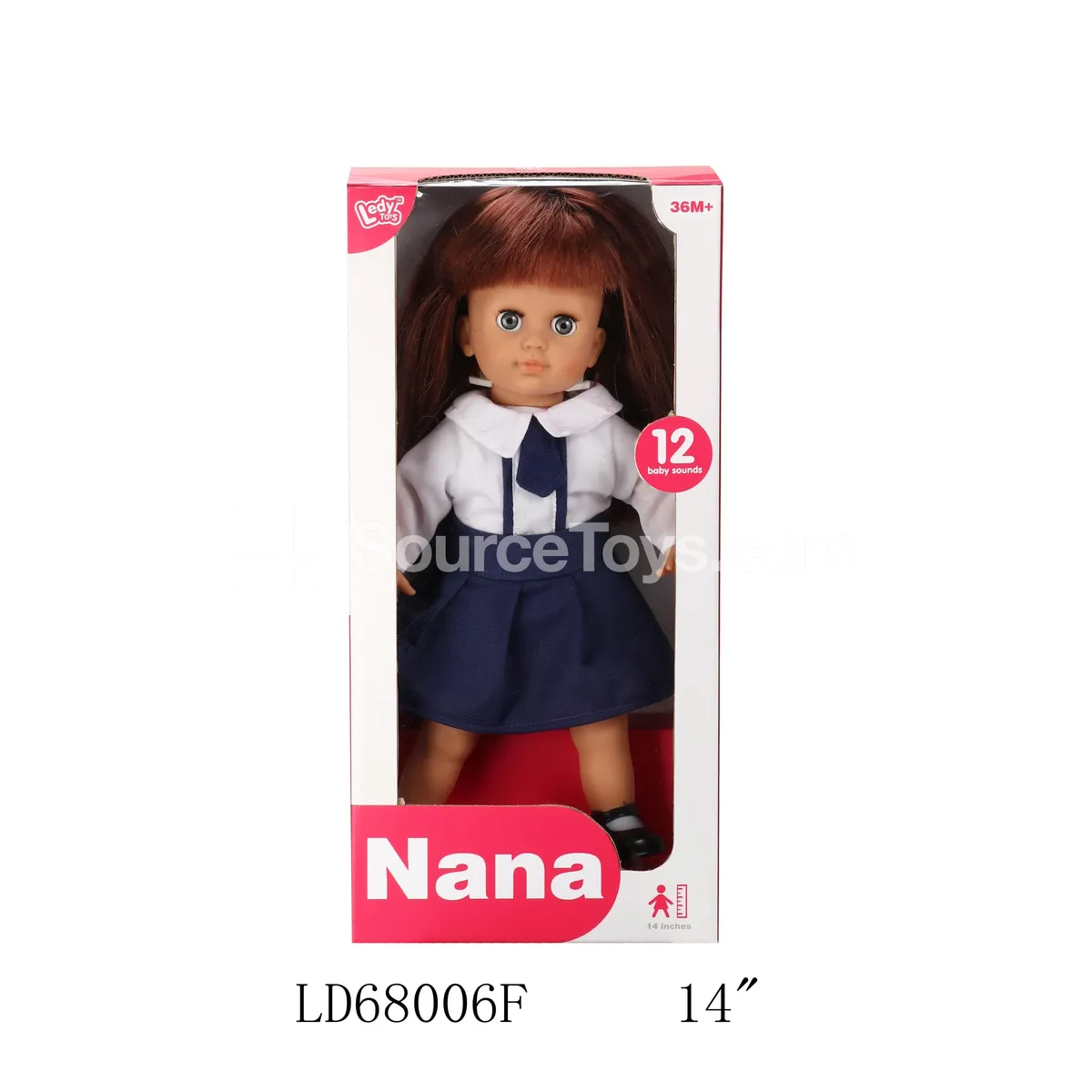 14-inch 12-Sound Fashion Doll Career Set
