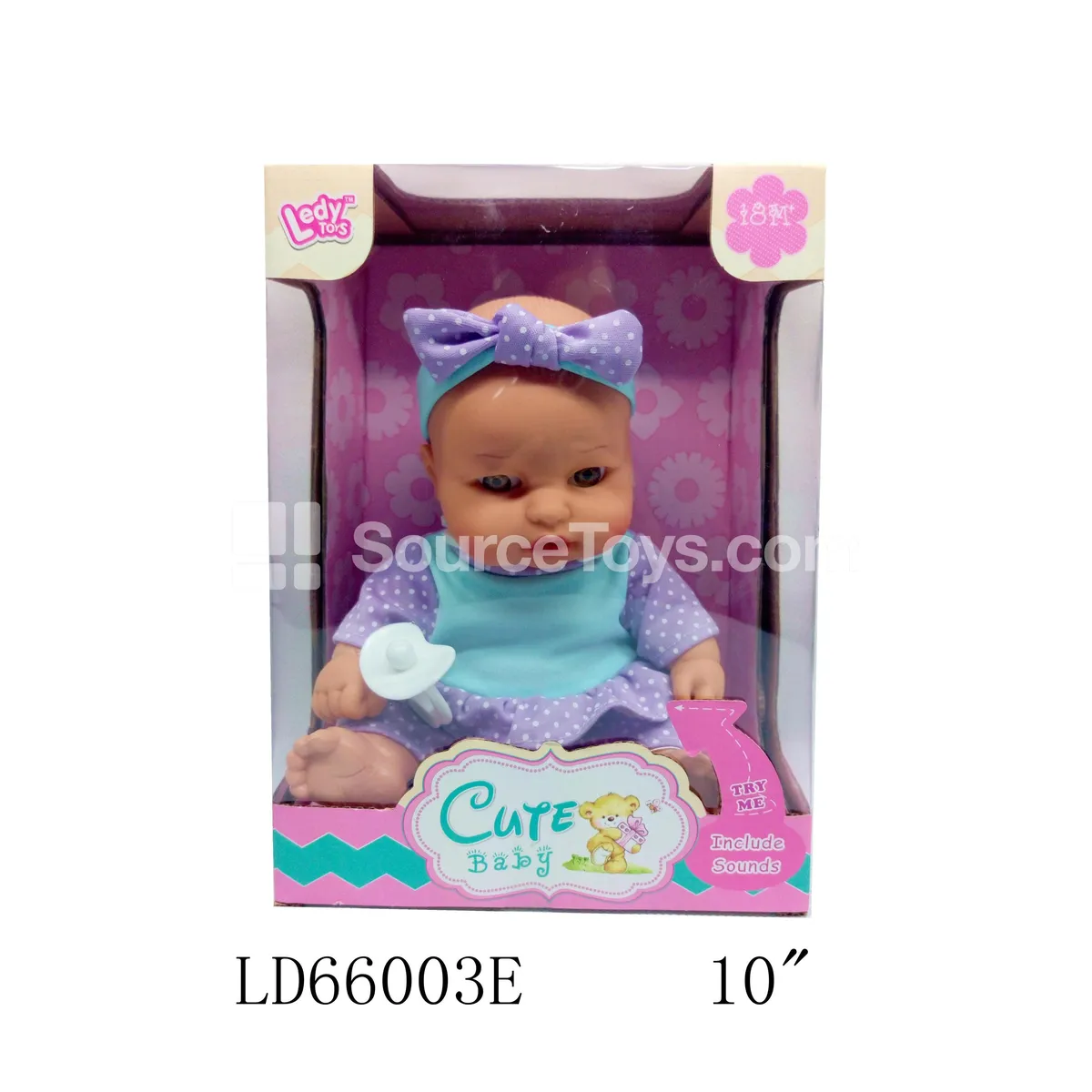 10" Vinyl Figure Doll with 12 Sound Functions & Accessories 10