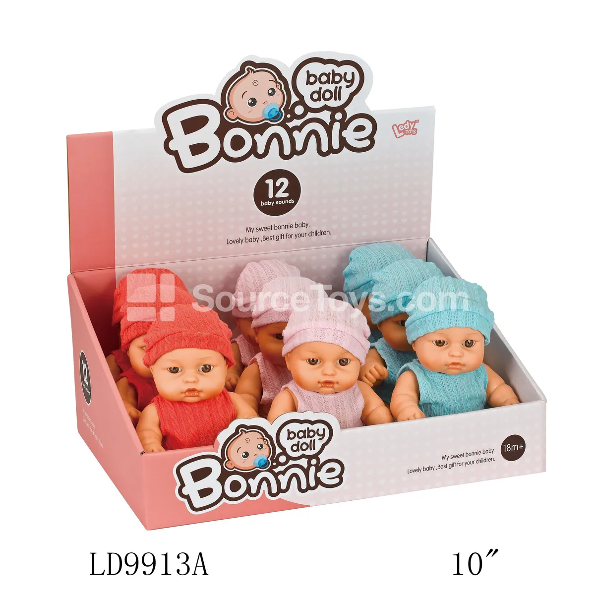Vinyl Figure 10 inch 12 Sounds 9-Pack Display Set Vinyl Figure 10 inch 12 Sounds 9-Pack Display Set
