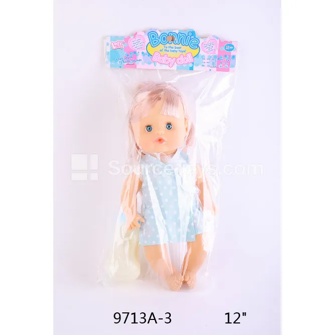 12-inch Vinyl Doll with Drinking and Wetting Sound Effect, Includes Bottle 12-inch Vinyl Doll with Drinking and Wetting Sound Effect, Includes Bottle