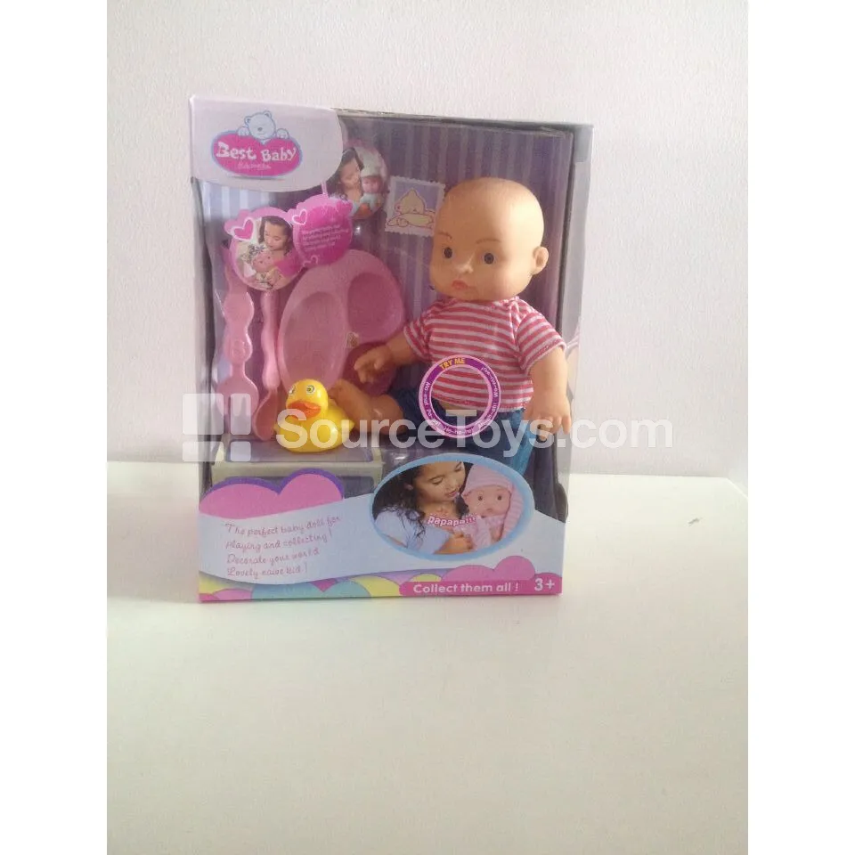 Realistic Vinyl Figure Doll 10 inch 6 Sounds IC Boy Doll + Accessories Realistic Vinyl Figure Doll 10 inch 6 Sounds IC Boy Doll + Accessories