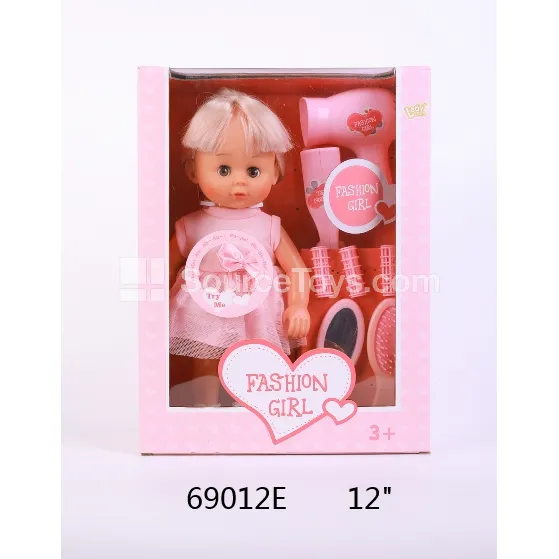 12-inch Vinyl Doll with IC Voice, Princess Dress & Hair Accessories 12-inch Vinyl Doll with IC Voice, Princess Dress & Hair Accessories