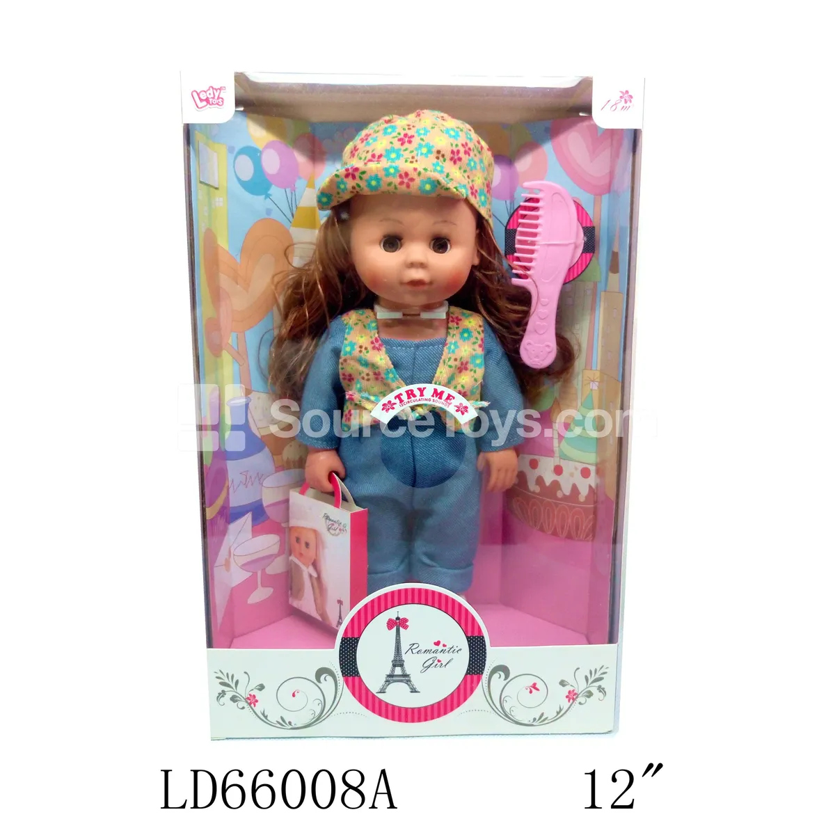 Vinyl Fashion Doll 12 inch 12 Sounds