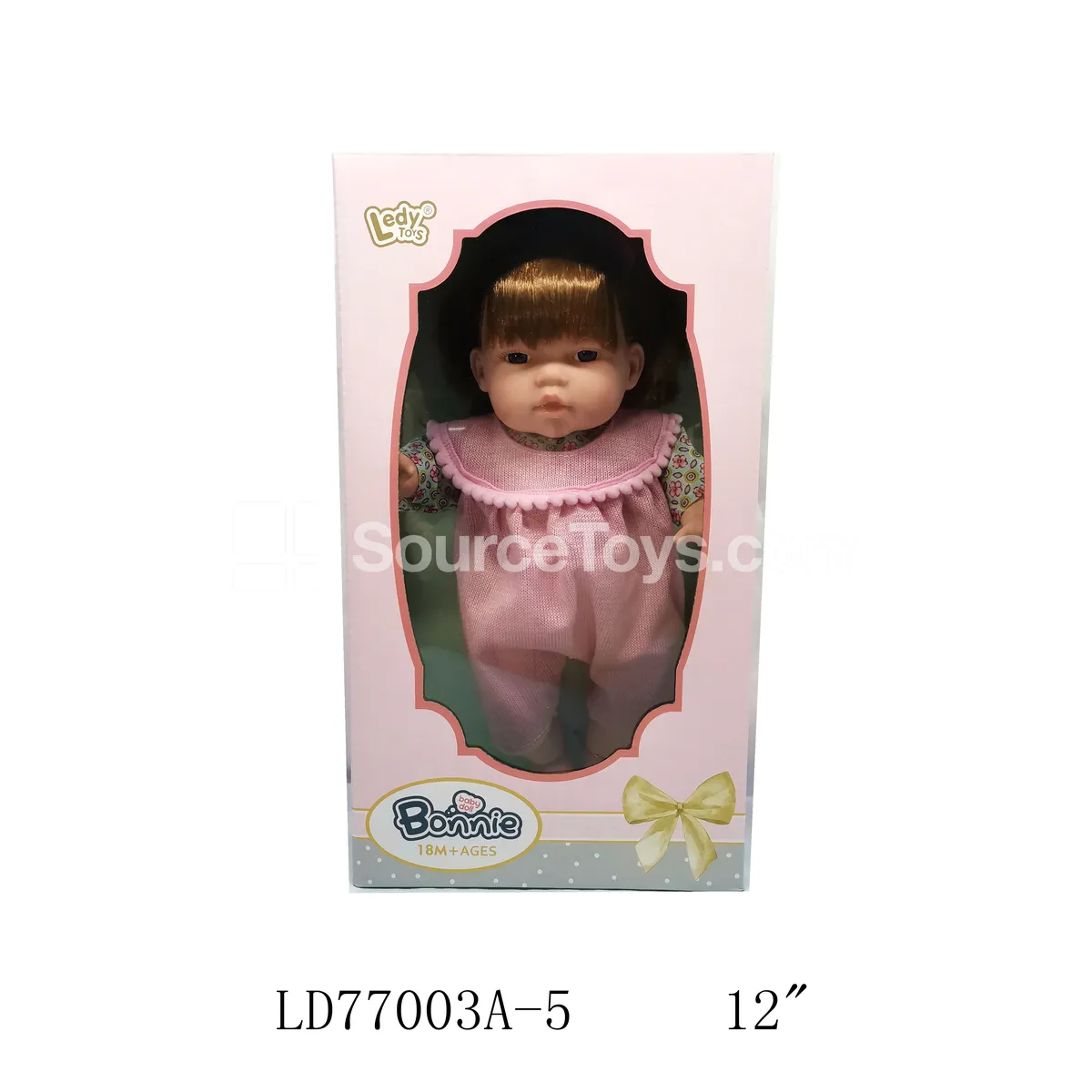 12-inch Vinyl Fashion Doll with Plush Body & Winter Outfit, 12-Sound IC (Battery Included 3xAG13)
