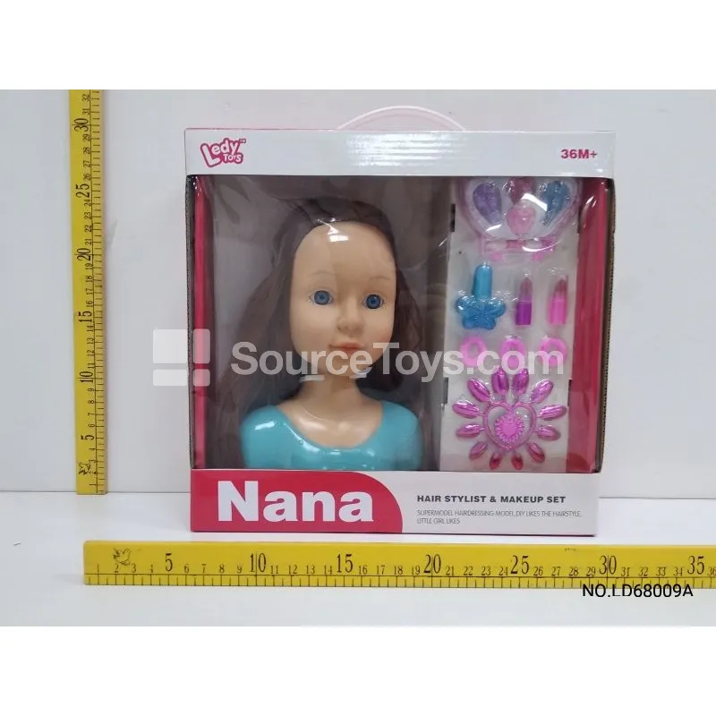 Vinyl Fashion Doll with Cosmetic Set