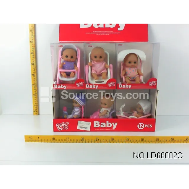 Realistic Vinyl Doll 5" Expression Doll 12 Styles Set Realistic Vinyl Doll 5