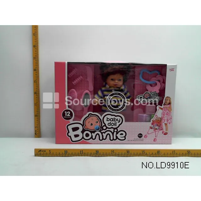 Realistic Vinyl Fashion Doll 10 inch 12 Sounds
