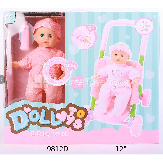 Lifelike Vinyl Doll 12