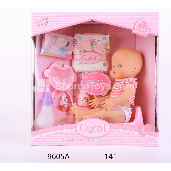 14-inch Vinyl Figure Doll with Accessories