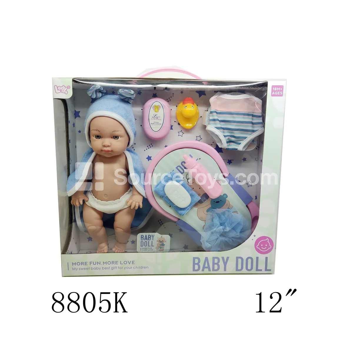12-inch Vinyl Doll with Accessories 12-inch Vinyl Doll with Accessories