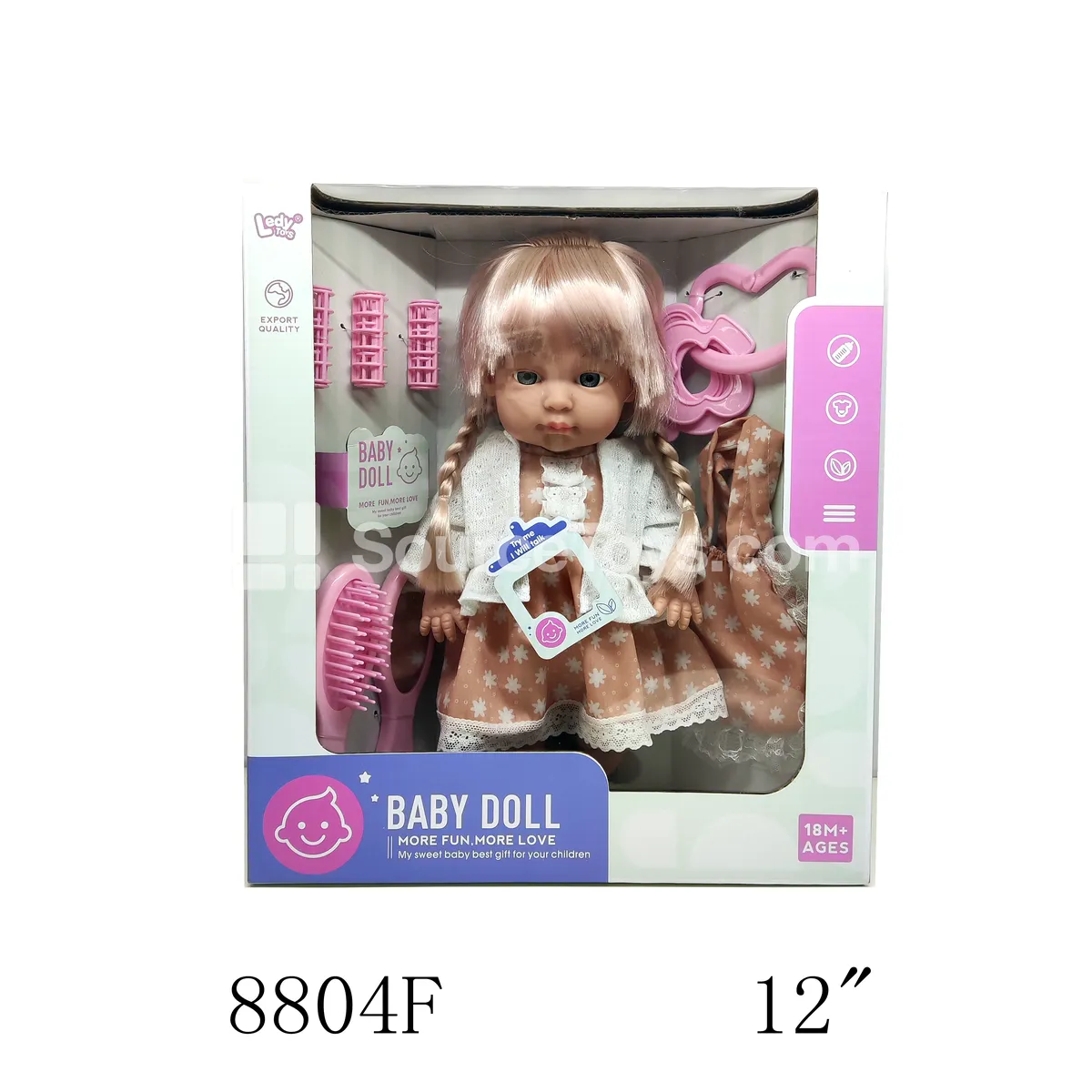 12-Inch Vinyl Figure Doll with 12 Sounds & Accessories 12-Inch Vinyl Figure Doll with 12 Sounds & Accessories