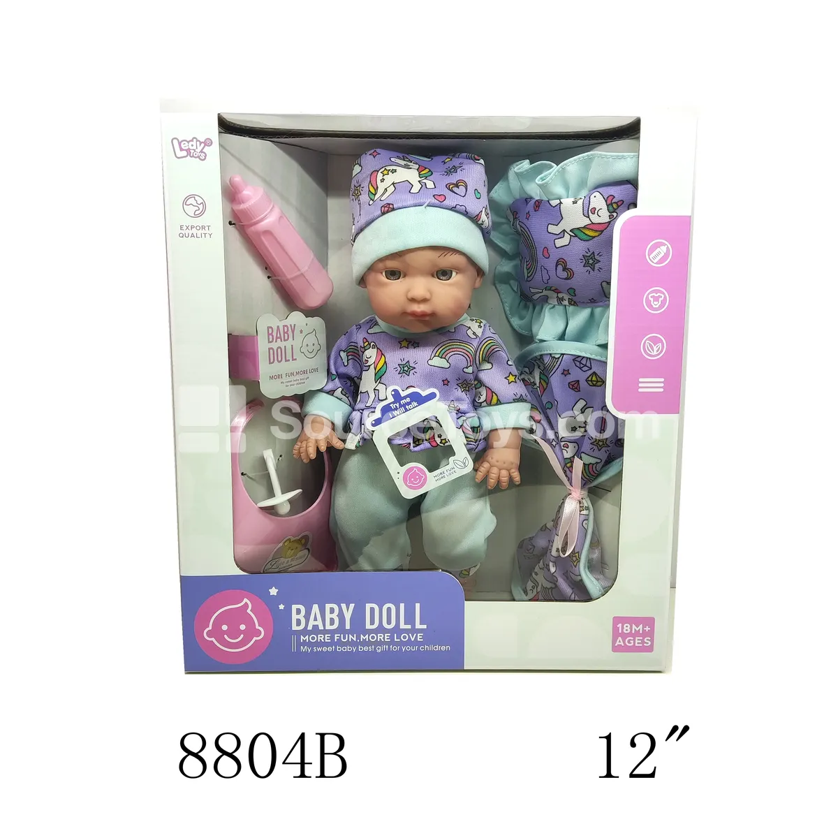 12-inch Vinyl Figure Doll with 12 Sounds and Accessories 12-inch Vinyl Figure Doll with 12 Sounds and Accessories