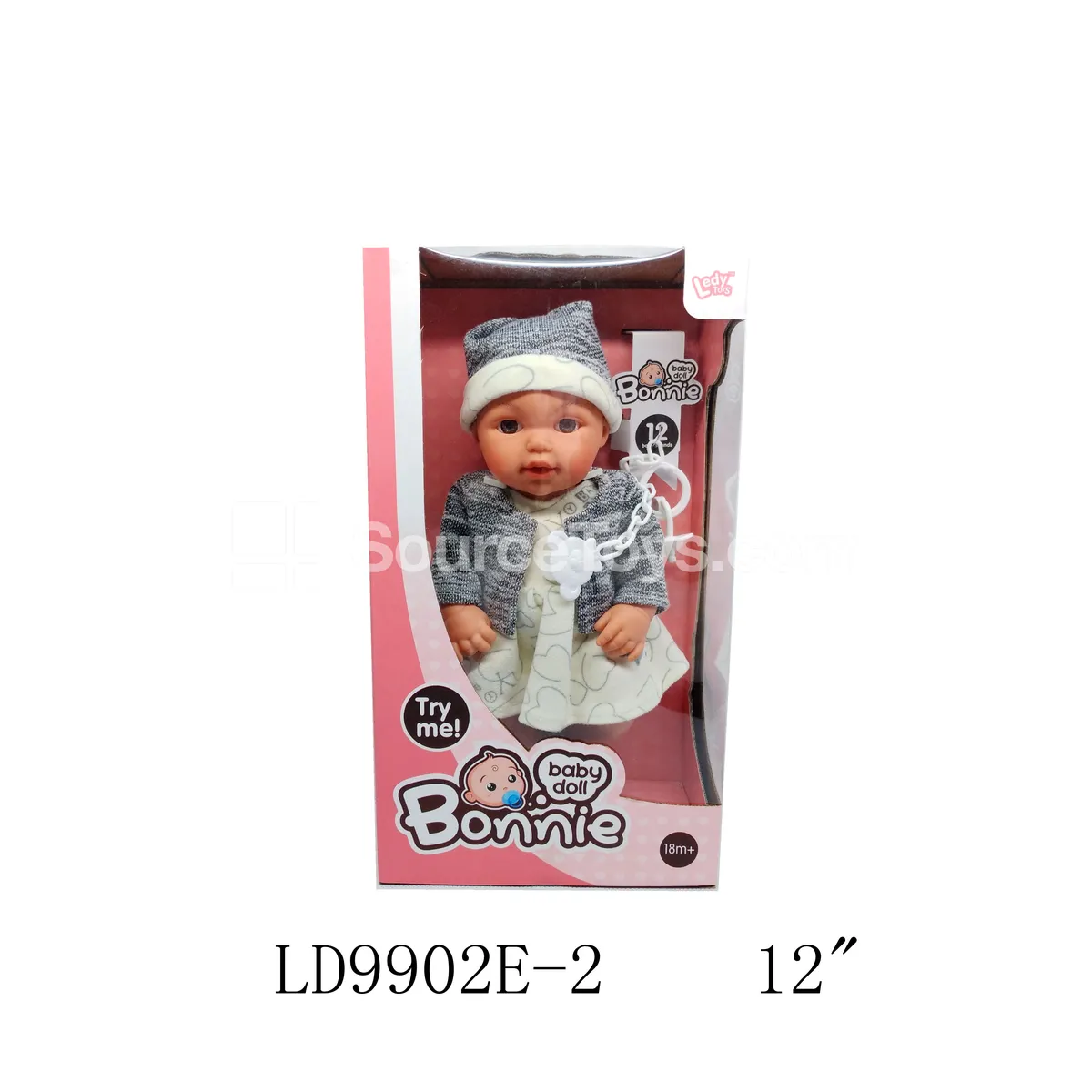 Realistic Vinyl Figure Doll 12 inch 12 Sounds Pacifier Chain Realistic Vinyl Figure Doll 12 inch 12 Sounds Pacifier Chain