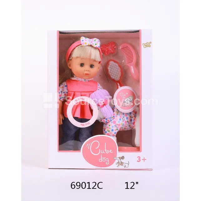 12-Inch Vinyl Figure Doll with 12 Sounds IC Casual Set