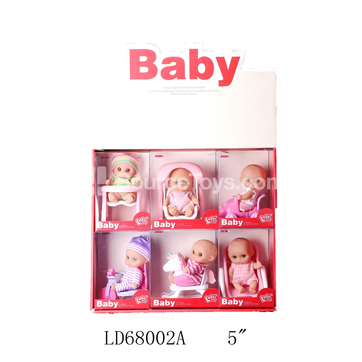 Realistic Vinyl Doll 5" Emoji Doll 6 Styles Set Realistic Vinyl Doll 5