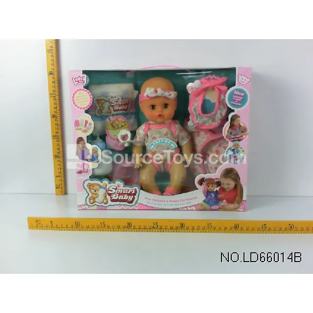 12-inch Vinyl Figure Doll with Sound, Moving Eyes, Drinking & Wetting, Boy Doll with Accessories 12-inch Vinyl Figure Doll with Sound, Moving Eyes, Drinking & Wetting, Boy Doll with Accessories