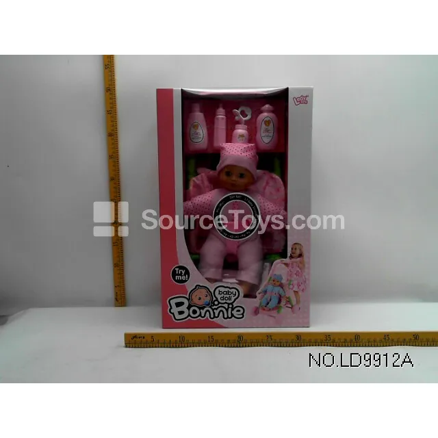 12-Inch Vinyl Doll with Sound, Stuffed Eyes, and Assembly Cart 12-Inch Vinyl Doll with Sound, Stuffed Eyes, and Assembly Cart