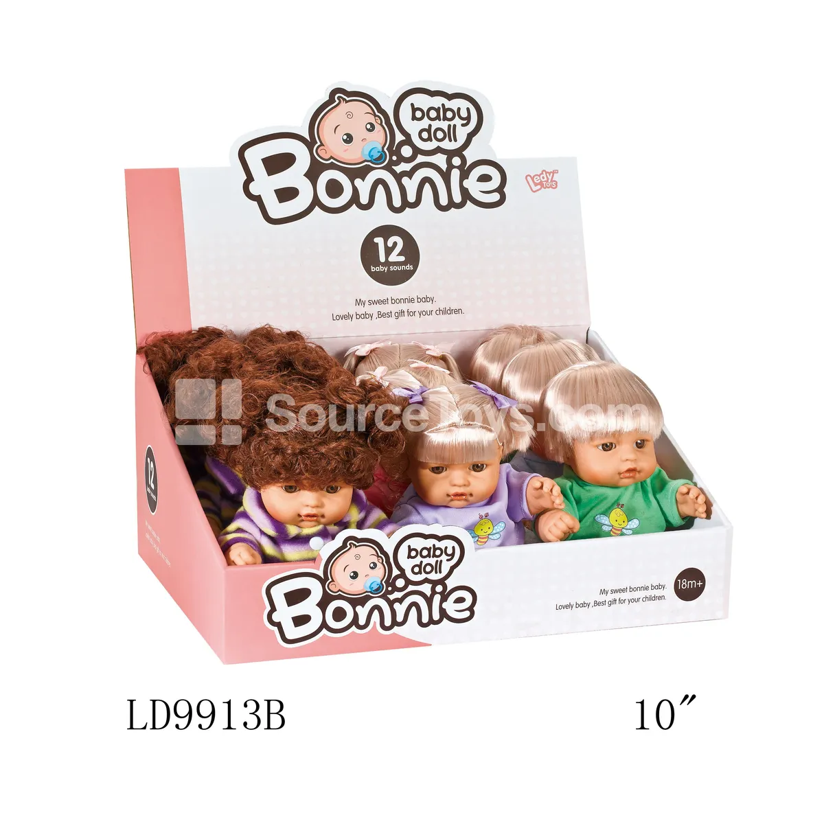 Realistic Vinyl Doll 10 inch 12 Sounds All Vinyl Boy Girl Doll 9pcs Display Pack Realistic Vinyl Doll 10 inch 12 Sounds All Vinyl Boy Girl Doll 9pcs Display Pack