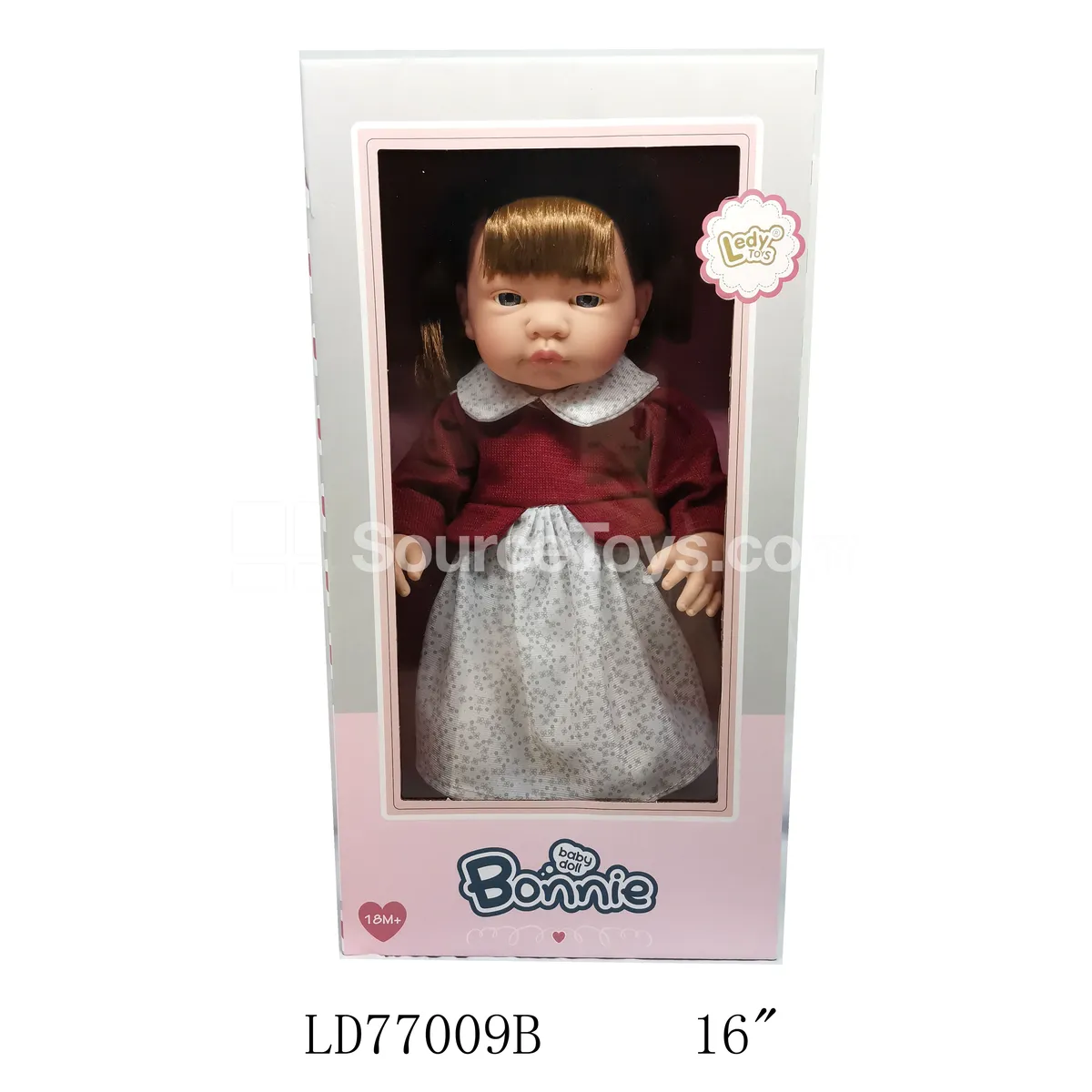 16" All-Vinyl Fashion Doll with Wool Outfit 16