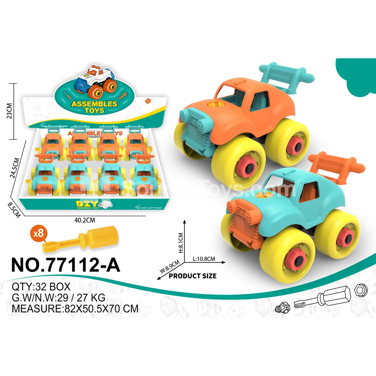 DIY Assembly Go-Kart (8 pcs) DIY Assembly Go-Kart (8 pcs)
